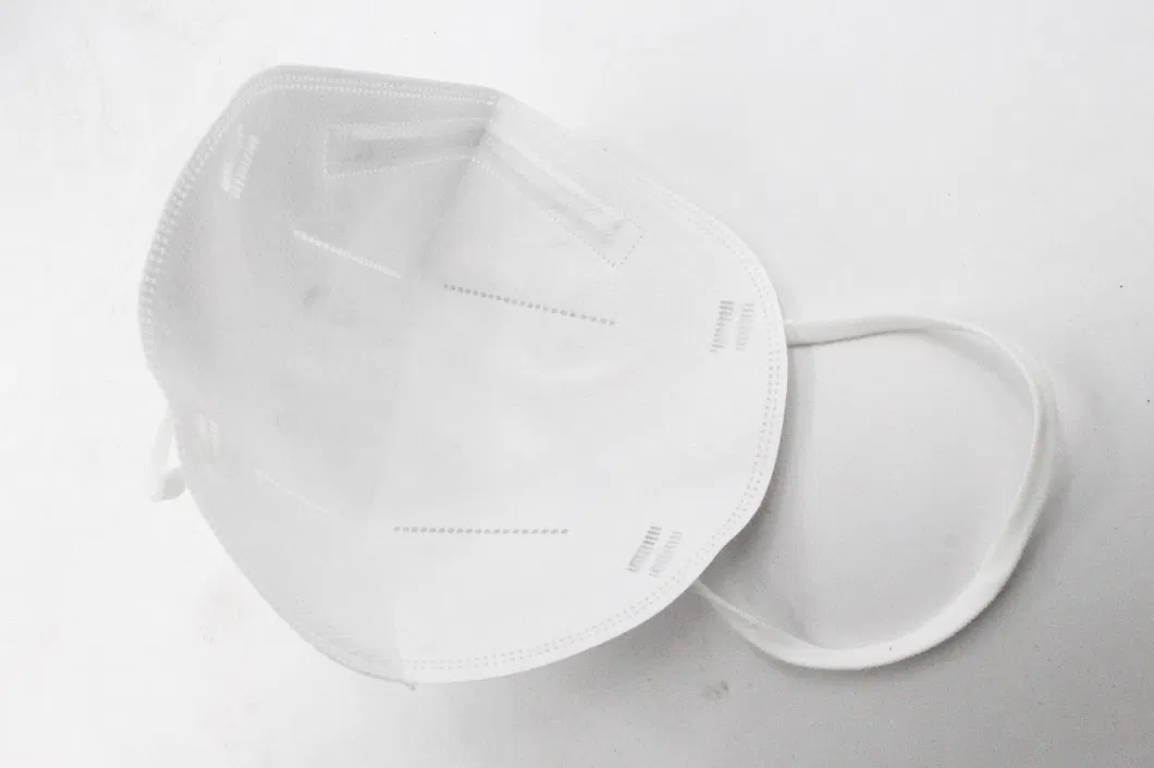 Head Strap Melt Blown Disposable Mask En149 Industrial Use Without Valve Non-Medical 4 Ply Melt-Blown Fabric White