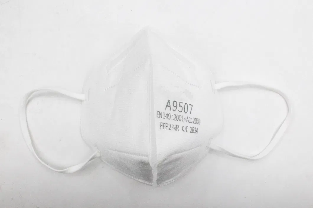 Head Strap Melt Blown Disposable Mask En149 Industrial Use Without Valve Non-Medical 4 Ply Melt-Blown Fabric White