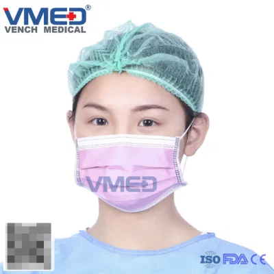 Schützende chirurgische medizinische Gesichtsmaske, Arztmaske, chirurgische Maske, Bfe95mask, Bfe99mask, 3